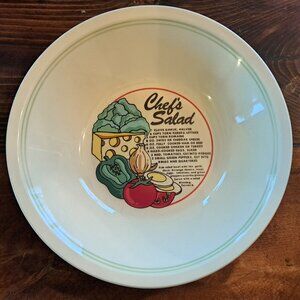 Chef salad bowl